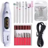 Nail Manicure Set Professional Nail Drill Machine Electric Manicure Milling Cutter Set Nail Files Sanding Drill Bits Gel Polish Remover Nail Tools 230619