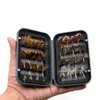 Baits Lures MNFT 32PcsBox Fly Fishing Flies Trout Lures Fishing Tackle Fly Fishing Flies with Boxed Carp Artificial Fish Bait 230619