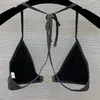 Kadın mayo mayoları tasarımcıları lüks bikinis tasarımcısı g mektup seksi iki parçalı mayo düşük bel sahil giyim setleri bikini de lüks