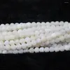 Chains Dream White Fire Dragon Veins Necklace Beads Nature Frost DIY Gems Stone 8mm Charms Choice Gifts