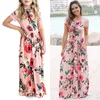 Familie Bijpassende Outfits Moeder Dochter Kleding Zomer Bohemian Stijl Strandjurk Bloemenprint Mama en Ik Ouder Kind 230619