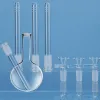 Glass Bong Downstem Diffuser with 14mm Male Bowl High Quality Pipes Down Stem 19mm to 14mm Clear Adapter Tube For Smoking Water Pipe