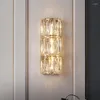 Wandlampen Led Kristallen Lamp Voor Slaapkamer Woonkamer Goud Creatief Ontwerp Verlichting Modern Interieur Blaker Luxe Cristal Lustre