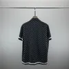 2# Luksusowe designerskie koszule męskie geometryczna koszula do kręgli na Hawajskie Kwiatowe Koszulki Mężczyźni Slim Fit Fit Short Sleeve M-XXXL# 21