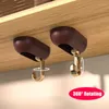 Hooks Multi-Purpose 360 ​​° roterande väggkrok Hallväska Pås badrumshandduk Nyckelhållare Hanger Rack Kitchen Gadgets Organizer