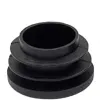 Hurtowe domowe sundries Plastics 1 "cal okrągłe plastikowe wtyczki otworu wkładki czarne czapki metalowe rurki sprzętowe Ochrona poślizgu