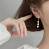 Stud Earrings Real 925 Sterling Silver Sweet Korean Natural Baroque Pearl Charming Small For Women Wedding Engagement Jewelry