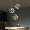 Lampes suspendues nordique El Lava lampe à LED moderne créatif PVC lumières salon salle à manger lumière Loft Bar café Hall suspendu