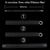 Resistance Bands Pilates Workout Bar med 150 kg Bodybuilding Muscle Fitness Stick Elastic Rubber Opering Kit 230617