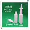 Livraison gratuite 100 ensembles 30ml flacon vaporisateur nasal en HDPE pharmaceutique avec pulvérisateur nasal 18/410 Vhgsr