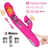 Massager Warming Stretching Vibrator for Women 10 Mode Clitoris Tongue Stimulator Reality Dildo Vibrators Female Adults