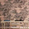 Wallpapers 3D PVC Waterproof Wallpaper Rolls Retro Chinese Classic Contact Stickers Study Teahouse Loft Bedroom Decor Paper