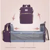 Ryggsäckar vattentät bärbar vikbar spjälsäng mamma väska gå ut lätt multifunktionell fritid axel stor kapacitet mor och baby 230619