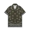 Modedesigner Hawaii Beach Casual Shirt Set Summer Men's Business Shirt Kort ärm Top Loose Shirt Asiatisk storlek M-XXXL A96
