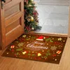 Carpets 1PCS Gift Of Christmas Door Mat Mathorror Surrounding Doormat Home Floor Soft Non Slip Winter Blanket Twin Size