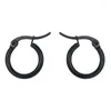 Hoop Earrings 1 Pair 10/13mm European Charm Fashion Endless Circle Small Metal Gold Color Earring For Union Jewelry E204