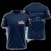 Herrt-shirts överdimensionerade streetwear mode 3D tryckt motorsport rally crew nack t skjortor högkvalitativa kläder anpassningsbara 230619