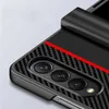 Ultra Thin Mobile Tone Case PC Leather Cover för Samsung Z Fold4 5G Smartphone Protective Cases Ersättande Anti-Drop Shelll230619