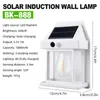 Tuindecoraties Outdoor Solar Wall Light Wall Mounted LED Deck Lights Dusk to Dawn Solar Wall Lamp Lights for Garden Patio Decor Backyard Yard 230617