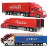 Diecast Model Car 1 48 Container Transport Truck Model Diecast Vehicle Model Body Separation Door Can Opened Pull Back Kids Toy Gift Collection 230617