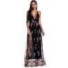 Vestidos de noite glamorosos com lantejoulas Cristais Apliques de renda Vestidos de formatura Folhos laterais com frisos Celebridade Mulheres Vestidos de festa formais Vestidos de festa Robe De Soiree