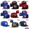 Casquettes de baseball Designer Snapbacks Chapeaux Toutes les équipes Broderie Football Baskball Coton Lettre Fermé Mesh Flex Bonnets Pêcheur Plat DH3J0