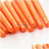 Stylos Gel Carotte Roller Stylo À Bille 0.5Mm Orange En Forme De Légume Étudiant Papeterie Cadeau De Noël Drop Delivery Bureau Bus Scolaire Dhdv0