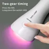 Nagel Drogers CNHIDS Oplaadbare Handheld Nagel Droger UV LED Lamp Voor Gel Polish Nagels Drogen Manicure Gereedschap Draagbare Nail Art Tool 18 W Lichten 230619