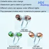 حلقات الكتلة MH Diaspore Zultanite Gemstone Ring for Women 925 Sterling Silver Color Change Gedding Enganing Jewelry Express