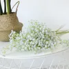 Fiori decorativi 3 rami Artificiale Baby Breath Flower PU Hand Feeling Gypsophila Wedding Party Composizioni floreali Home Table Decor