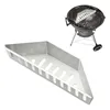 Accessoires voor BBQ-gereedschap Houtskoolmand Doos Gealuminiseerde houtskoolcontainer Mand voor grill Roker BBQ-benodigdheden Houtskoolmand Containerlade 230617