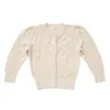 Pull 8071 enfants vêtements fille Cardigan été couleur Jacquard climatisation manteau tricoté bébé évider haut 230619