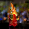 Decorações de jardim Solar Cartoon Resin Lamp Solar Garden Decoration Light Dwarf Statue Lanterna ao ar livre Prop Holiday para Festival Holiday Ornaments 230617