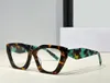 09Y Cat Eye Eyeglasses Gafas Black Havana Frame Mujer Eyewear Marco óptico Gafas de sol de moda Marcos con caja