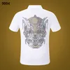 NEUE PP männer Polo-Shirt Sommer Schädel Diamant Phillip Plain Kurzarm Designer T Shirt Harajuku T-stück Marke Schädel Drucken Tops Streetwear SP9004