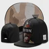 2024 Cayler Sons Snapback Hoeden BID VOOR BIGGIE PAC lederen rand Beroemde Bone gorras Mannen Hip Hop Cap Sport Baseball caps Mode vrouwen