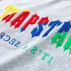 Designer Fashion Clothing Mens Tracksuits Tees Tshirts Shirts Shorts Trapstar Rainbow Handduk Embroidery Street Fashion Märke Ins Cotton Loose Short Sleeve 2025