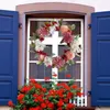 Decorative Flowers Fabulous Ornamental Reusable Festival Prom Artificial Flower Garland Party Favors Front Door Wreath