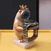 Scatole per orologi Supporto in resina Staffa per cartoni animati di lusso Moda Vetrina Orologio Organizzatore regalo Decorazioni per la casa