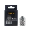 Orijinal Aspire Nautilus 5ml Yedek Pyrex Cam Tüp Paslanmaz Çelik Tank Aspire Nautilus Tankları için oyuk atomizer Clearomizer Glassomizer otantik