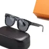 Gafas de sol de lujo lentes polaroid Carta de diseñador para mujer Gafas para hombre Gafas senior para mujer Marco de anteojos Gafas de sol de metal vintage con AAA3421