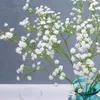 Faux Bloemen Groen 1-5 Stuks Wit Babys Breath Kunstbloemen Gypsophila Plastic Bloemen Voor Huis Decoratief DIY Wo Party Decoratie Nep Bloem 230617