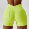 Kvinnors leggings Moditin Kvinnor Täta shorts med fickor för Gym Bekvämt Feel Pants Casual Workout Running Wear Pretty Color