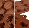 Stampi per cioccolato a forma di frutta in silicone Cottura domestica Utensili per stampi fai-da-te ad alta temperatura Utensili da cucina