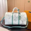 Sac à molette de voyage extérieur à imprimé floral pour femmes