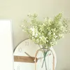 Fleurs séchées 1 pièce, Style Imitation feuilles d'herbe, plante trèfle, bricolage décoratif vert artificiel en plastique pour décoration de mariage à domicile