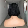 Lace Frontal Box Braid Short Bob Braided Side Part Front Synthetic Braiding Hair For Women 230617