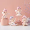 Prezent Fute Angel Fairy Figurines Statua Room Miniatury Akcesoria domowe Model Model Nowoczesne ozdoby do dekoracji życia dla dziewczyny 230619