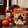 1 st, Halloween Tuin Vlag Dubbelzijdig 12 "X 18" Yard Vlag Pompoen Kasteel Vleermuis Decoratieve Halloween Indoor Outdoor Decoraties