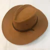 Berets Imitation Hühnerhaut Samt Western Cowboy Hut Sommersonne Schattierung Herrenbühne Ritterkreuz Reiten Reiten